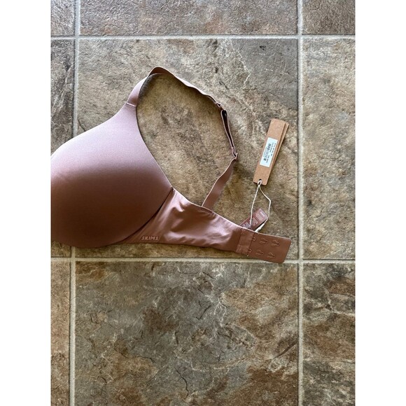 Skims Wireless Form Push-up Plunge Bra Sienna Size 34DDD - Picture 4 of 7